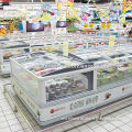 Island Freezer for Supermarket and Hypermarket Frozen Food Display, Remote Type